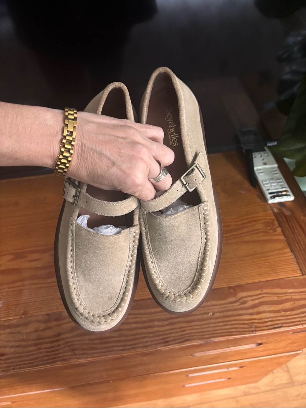 Seychelles Honey Bunch Suede Mary Janes - Picture 10 of 11